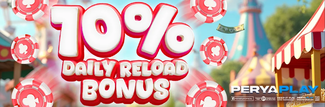 10% Daily Reload Bonus